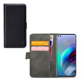 Mobilize Classic Gelly Wallet Motorola Moto G100 Hülle Klapphülle Geldbörse - Schwarz