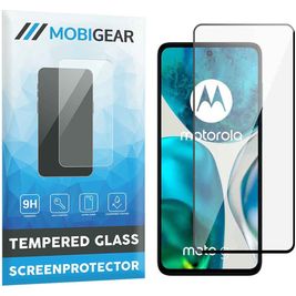 Mobigear Premium Motorola Moto G82 Panzerglas Gehärtetes Glas Displayschutz - Hüllenfreundlich - Schwarz
