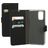 Mobiparts Saffiano Wallet Samsung Galaxy S20 Plus Hülle Klapphülle Geldbörse - Schwarz