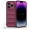 Mobigear Bumpy iPhone 15 Pro Hülle Flexibles TPU Backcover - Weinrot