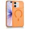 Mobigear Shockproof Grip iPhone 17 MagSafe Hülle Hardcase Backcover - Orange