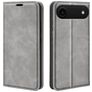 Mobigear Retro Slim iPhone Air Hülle Klapphülle Geldbörse - Grau