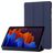 Mobigear Tri-Fold Gel Samsung Galaxy Tab S11 Hülle TPU,Kunstleder Klapphülle - Dunkelblau