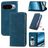 Mobigear Retro Slim Google Pixel 10 Pro XL Hülle Klapphülle Geldbörse - Blau