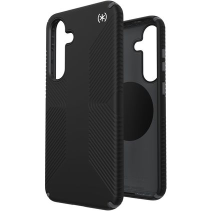 Speck Presidio2 Grip Magnet Samsung Galaxy S25 Plus MagSafe Hülle Hardcase Backcover Stoßfest - Schwarz