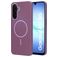 Mobiparts Slim Line Samsung Galaxy A17 MagSafe Hardcase Backcover - Imperial Purple
