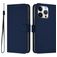 Mobigear Urban Wallet iPhone 16 Pro Hülle Klapphülle Geldbörse - Marineblau