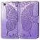 Mobigear Butterfly iPhone 17e Hülle Klapphülle Geldbörse - Lila