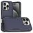 Mobigear Heavy Armor iPhone 16 Pro Hülle Hardcase Backcover Stoßfest - Dunkelblau