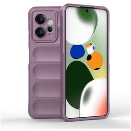 Mobigear Bumpy Xiaomi Redmi Note 12 Hülle Flexibles TPU Backcover - Lila