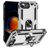 Mobigear Armor Ring iPhone 17e Hülle Hardcase Backcover Stoßfest mit Ringhalter - Silber