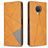 Mobigear Rhombus Slim Nokia G20 Hülle Klapphülle - Cognac