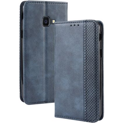 Mobigear Sensation Samsung Galaxy Xcover 4s Hülle Klapphülle Geldbörse - Blau