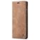 Caseme 013 Samsung Galaxy A71 Hülle Klapphülle Geldbörse - Braun