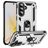Mobigear Armor ring Samsung Galaxy A57 Hardcase Backcover Shockproof mit Ringhalter - Silber