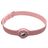 Mobigear Apple AirTag Hülle Silikon (flexibel) Halsband - 23,5 - 47,5 cm - Pink