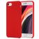 Mobigear Rubber Touch iPhone 8 Silikon Hülle Backcover - Rot