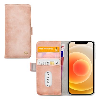 Mobilize Elite Gelly iPhone 12 Hülle Klapphülle - Soft Pink