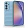 Mobigear Bumpy Samsung Galaxy A35 Hülle Flexibles TPU Backcover - Blau