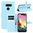 Mobigear Classic LG K50s Hülle Klapphülle Geldbörse - Blau