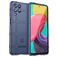 Mobigear Rugged Shield Samsung Galaxy M53 Hülle Flexibles TPU Backcover Stoßfest - Blau