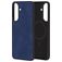 Mobiparts Classic Samsung Galaxy A57 MagSafe TPU / Kunstleder Backcover - Sapphire Blue