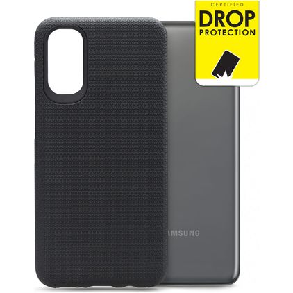 My Style Tough Samsung Galaxy A71 Hardcase Backcover Shockproof - Schwarz