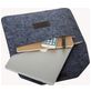 Mobigear Envelope Filz Laptop Sleeve 15 - 16 Zoll Laptop Hülle - Schwarz