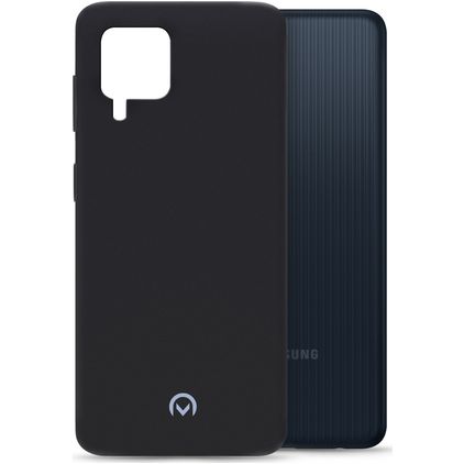 Mobilize Rubber Gelly Samsung Galaxy M22 Hülle Flexibles TPU Backcover - Matt Black