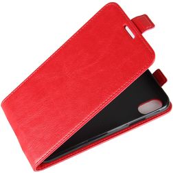 Mobigear iPhone XS Hülle Flipcase - Rot