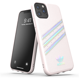 adidas OR Moulded Case PU WOMAN FW19 for iPhone 2019 XS orchid tint/holographic
