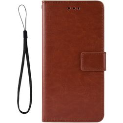 Mobigear Wallet HTC Desire 20 Pro Hülle Klapphülle Geldbörse - Braun
