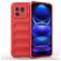 Mobigear Bumpy Xiaomi 13 Hülle Flexibles TPU Backcover - Rot