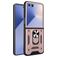 Mobigear Armor Ring Samsung Galaxy Z Flip 7 Hülle Hardcase Backcover Stoßfest mit Ringhalter - Roségold