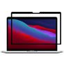 GrizzlyCoat MacBook Pro 13 Zoll (2016-2023) Displayschutz Anti-Glare Schutzfolie - Hüllenfreundlich - Schwarz