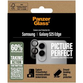 PanzerGlass PicturePerfect Samsung Galaxy S25 Edge Gehärtetes Glas Kamera Schutz - Hüllenfreundlich