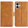 Mobigear Slim Magnet iPhone 17 Klapphülle Portemonnaie - Cognac