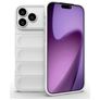 Mobigear Bumpy iPhone 18 Pro Max Hülle Flexibles TPU Backcover - Weiß