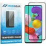 Mobigear Premium Samsung Galaxy A51 5G Panzerglas Gehärtetes Glas Displayschutz - Hüllenfreundlich - Schwarz