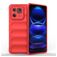 Mobigear Bumpy Xiaomi 13 Pro Hülle Flexibles TPU Backcover - Rot