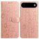 Mobigear Flowers iPhone Air Hülle Klapphülle Geldbörse - Roségold