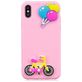 Mobigear Design iPhone XS Max Hülle Flexibles TPU Backcover - Ballon