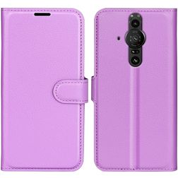 Mobigear Classic Sony Xperia Pro-I Hülle Klapphülle Geldbörse - Pink