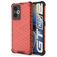 Mobigear Honeycomb Realme GT2 Hülle Hardcase Backcover Stoßfest - Rot