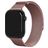 Mobilize RVS Milanaise Apple Watch Armband Magnetverschluss - 42/41/40/38 mm - Pink