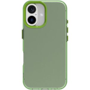 Mobigear Crystal iPhone 16 Hülle Hardcase Backcover - Grün