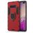 Mobigear Armor Ring Samsung Galaxy S10 Plus Hülle Hardcase Backcover Stoßfest mit Ringhalter - Rot