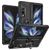 Mobigear Armor Ring Samsung Galaxy Z Fold 4 Hülle Hardcase Backcover Stoßfest mit Ringhalter - Schwarz