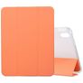Mobigear Tri-Fold Gel iPad 11 (2025) Hülle TPU,Kunstleder Klapphülle + Stifthalter - Orange