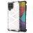 Mobigear Honeycomb Samsung Galaxy M53 Hülle Hardcase Backcover Stoßfest - Weiß